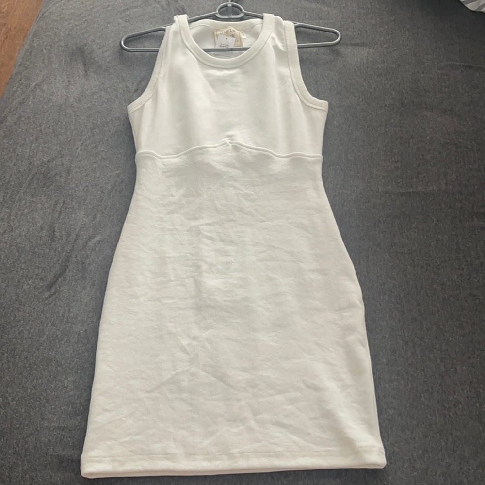 White tight dress